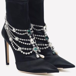 Jimmy Choo Lyja 100mm ankle boots